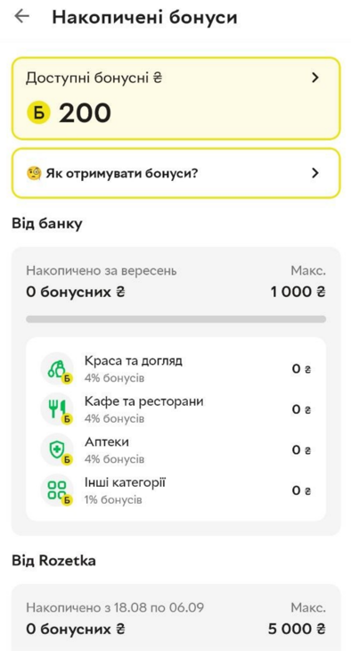 Який кешбек можна отримати
